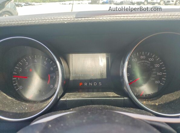 1FA6P8THXL5159367 2020 FORD MUSTANG Black ხელსაწყოთა პანელის ხედი
