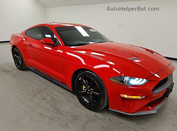1FA6P8THXL5176024 2020 FORD MUSTANG Red Przód prawy