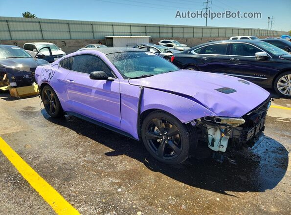 1FA6P8THXM5102927 2021 FORD MUSTANG Purple Front right