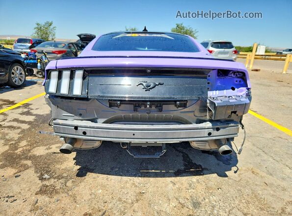 1FA6P8THXM5102927 2021 FORD MUSTANG Purple Rear view