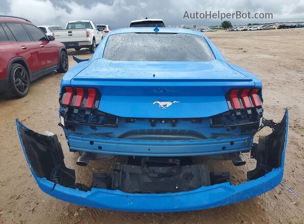 1FA6P8THXR5127513 2024 FORD MUSTANG Blue Rear view