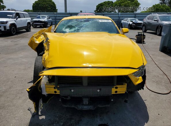 1FA6P8THXR5135420 2024 FORD MUSTANG Yellow Вид спереду