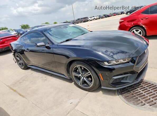 1FA6P8THXR5143291 2024 FORD MUSTANG Black Передня права чверть
