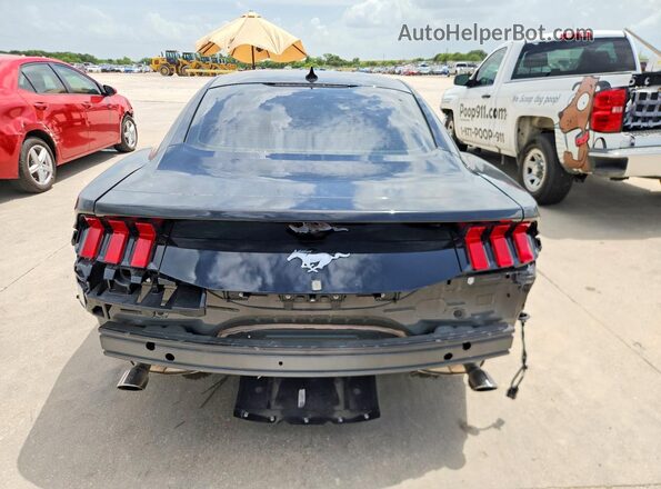 1FA6P8THXR5143291 2024 FORD MUSTANG Black Вид ззаду