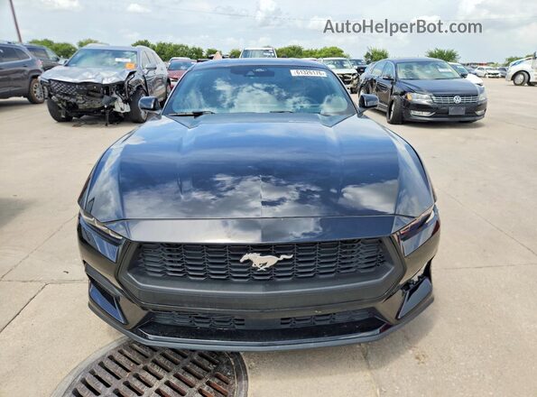 1FA6P8THXR5143291 2024 FORD MUSTANG Black Вид спереду