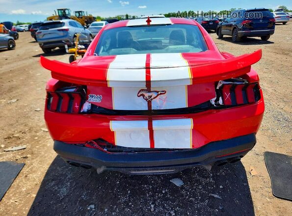 1FA6P8THXT5102263 2026 FORD MUSTANG Red Rear view