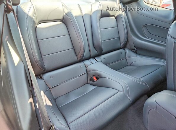 1FA6P8THXT5102263 2026 FORD MUSTANG Red Rear seats view