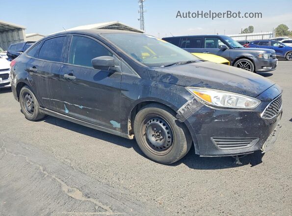 1FADP3E21JL205678 2018 FORD FOCUS Black წინა პანელის ხედი