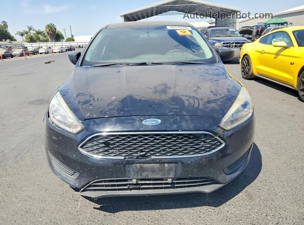 1FADP3E21JL205678 2018 FORD FOCUS Black უკანა სავარძლების ხედი