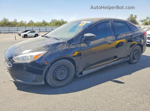 1FADP3E21JL205678 2018 FORD FOCUS Black უკანა მარცხენა