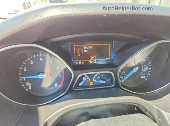 1FADP3E21JL223114 2018 FORD FOCUS Серебряный Вид щитка приборов