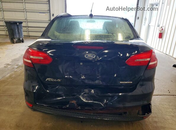 1FADP3E22GL212082 2016 FORD FOCUS Black Вид ззаду