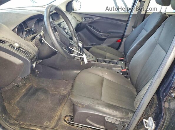 1FADP3E22GL212082 2016 FORD FOCUS Black Вид салону спереду