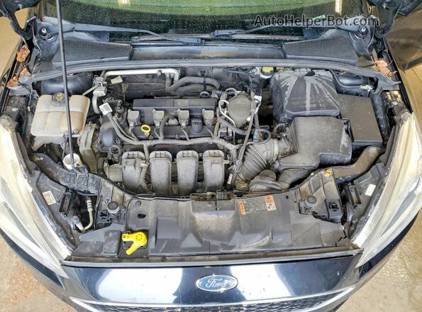 1FADP3E22GL212082 2016 FORD FOCUS Black Вид задньої частини салону