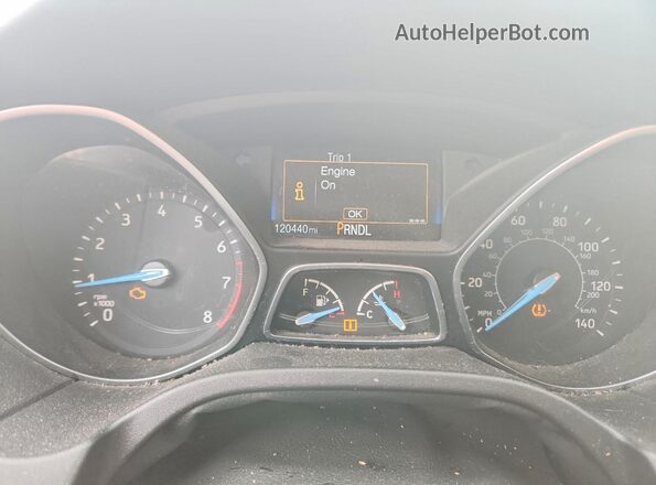 1FADP3E22JL298596 2018 FORD FOCUS Gray Widok zestawu wskaźników