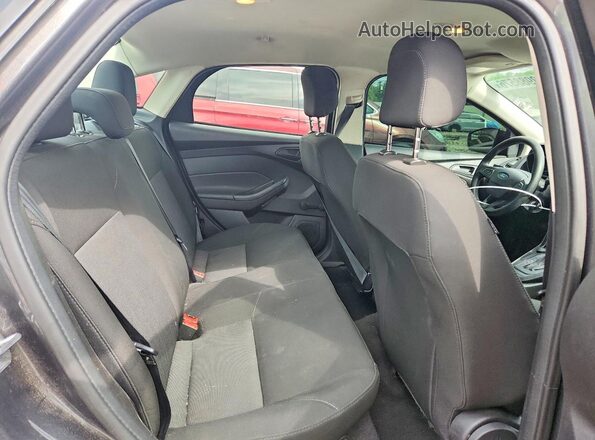 1FADP3E22JL298596 2018 FORD FOCUS Gray Widok tylnych siedzeń