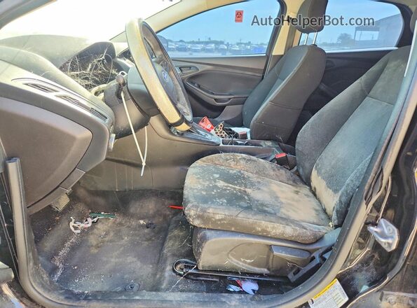 1FADP3E23JL259113 2018 FORD FOCUS Black Widok wnętrza z przodu