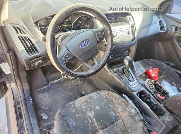 1FADP3E23JL259113 2018 FORD FOCUS Black Widok deski rozdzielczej