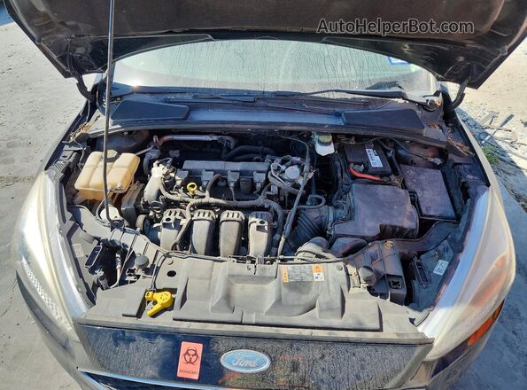 1FADP3E23JL259113 2018 FORD FOCUS Black Widok wnętrza z tyłu