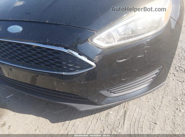 1FADP3E24GL256942 2016 FORD FOCUS Black Вид щитка приладів