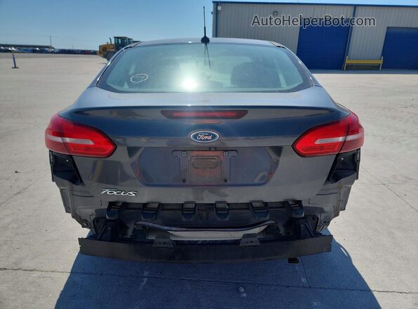 1FADP3E24HL332483 2017 FORD FOCUS Gray Rear view