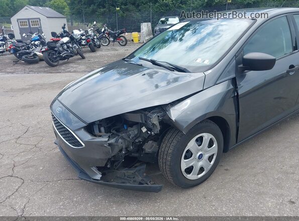 1FADP3E24JL220188 2018 FORD FOCUS Gray Widok z przodu
