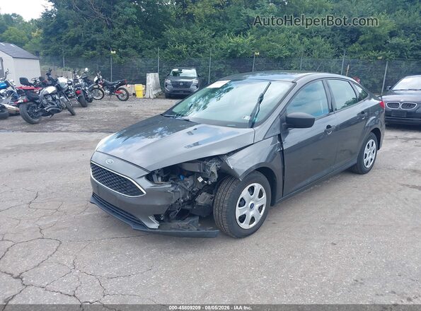 1FADP3E24JL220188 2018 FORD FOCUS Gray Przód lewy