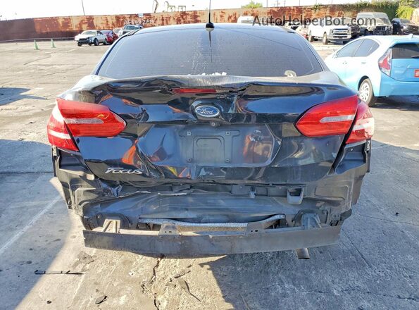 1FADP3E25GL362333 2016 FORD FOCUS Black Rear view