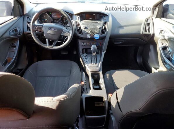1FADP3E25GL362333 2016 FORD FOCUS Black Dashboard view