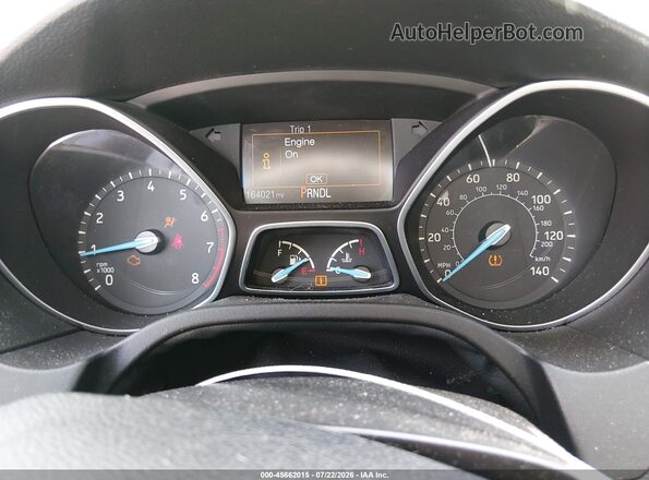 1FADP3E25GL387345 2016 FORD FOCUS Gray Widok tylnych siedzeń