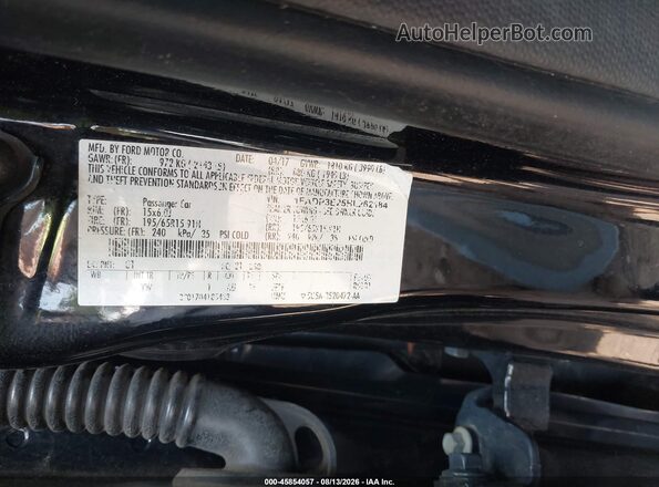 1FADP3E25HL262184 2017 FORD FOCUS Black Вид підкапотного простору