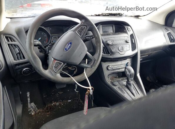 1FADP3E25JL243320 2018 FORD FOCUS Black Widok deski rozdzielczej