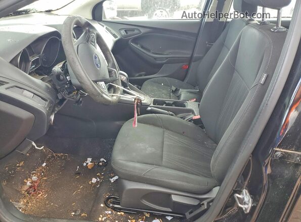 1FADP3E25JL243320 2018 FORD FOCUS Black Widok wnętrza z przodu