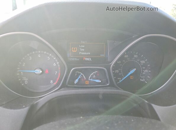 1FADP3E26GL325646 2016 FORD FOCUS White ხელსაწყოთა პანელის ხედი