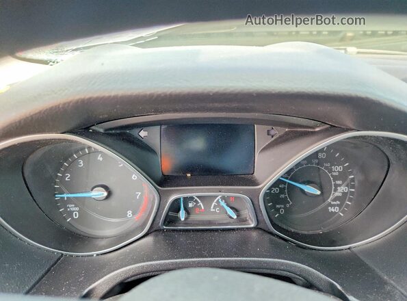 1FADP3E27GL211722 2016 FORD FOCUS Gray Vista del cuadro de instrumentos