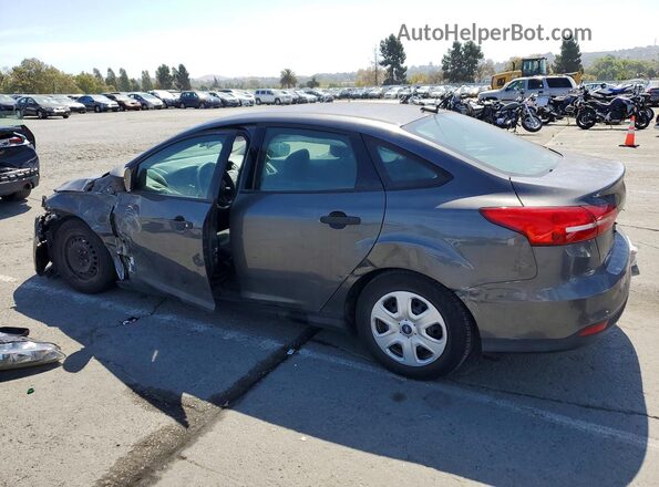 1FADP3E27GL221540 2016 FORD FOCUS Gray Trasero izquierdo