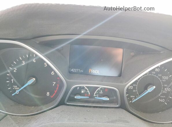 1FADP3E27GL221540 2016 FORD FOCUS Gray Vista del cuadro de instrumentos