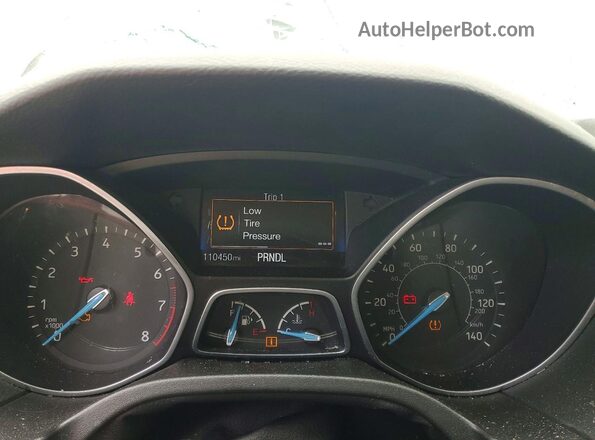 1FADP3E27GL355416 2016 FORD FOCUS Серебряный Вид щитка приборов