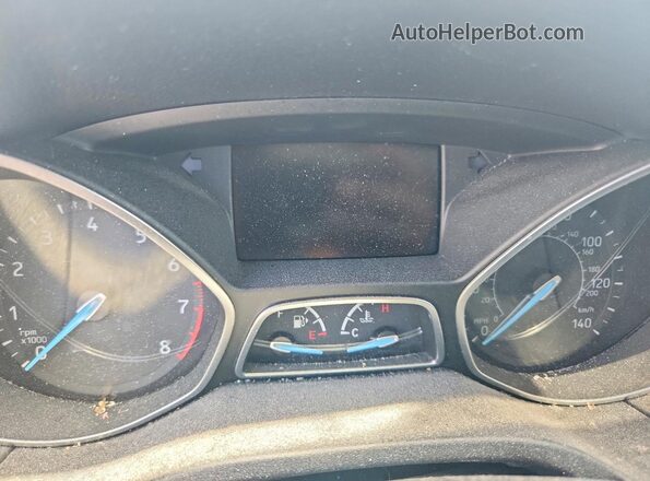 1FADP3E27HL206196 2017 FORD FOCUS White Widok zestawu wskaźników