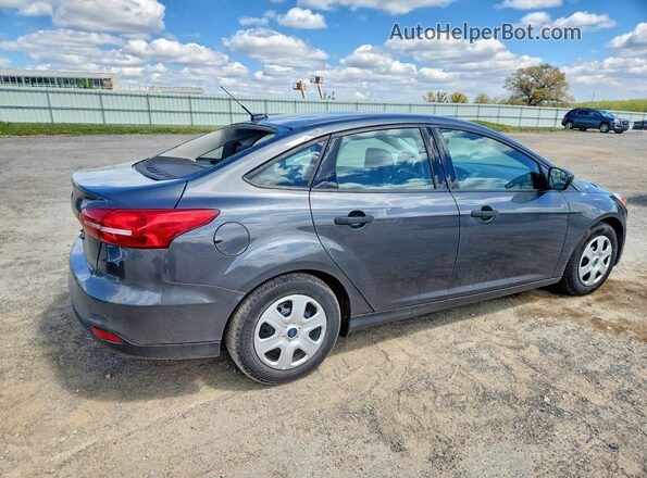 1FADP3E28GL343291 2016 FORD FOCUS Серый Задняя правая четверть
