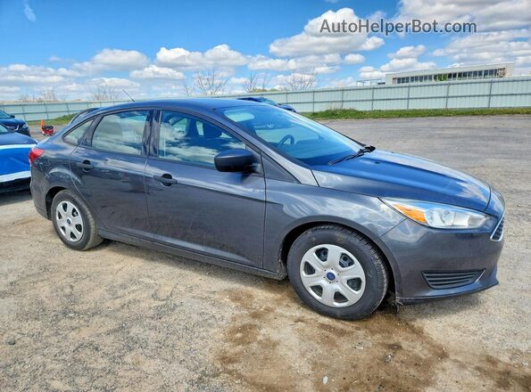 1FADP3E28GL343291 2016 FORD FOCUS Серый Передняя правая четверть