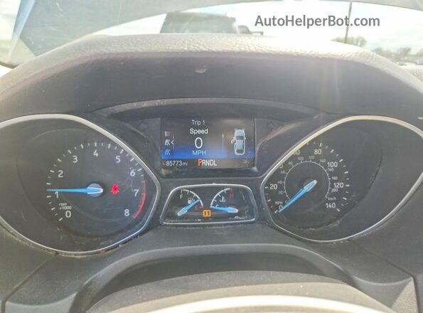 1FADP3E28GL343291 2016 FORD FOCUS Серый Вид щитка приборов