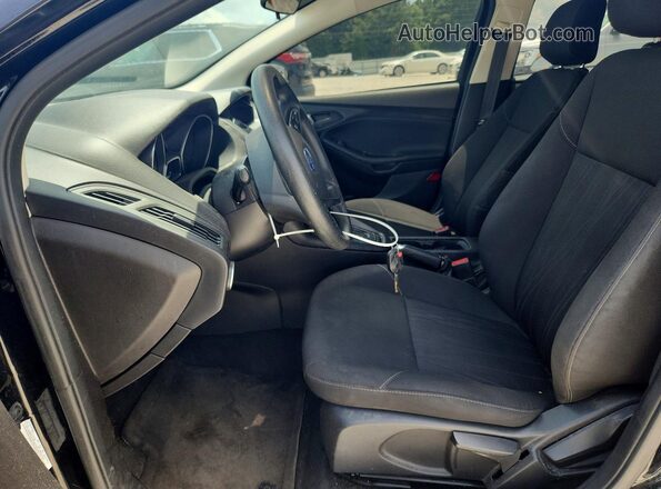 1FADP3E29GL331330 2016 FORD FOCUS Черный Вид салона спереди