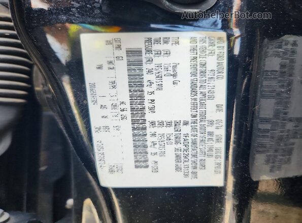 1FADP3E29GL331330 2016 FORD FOCUS Черный Вид подкапотного пространства