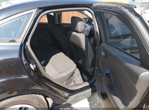 1FADP3E29GL397506 2016 FORD FOCUS Black Widok naklejki z numerem VIN
