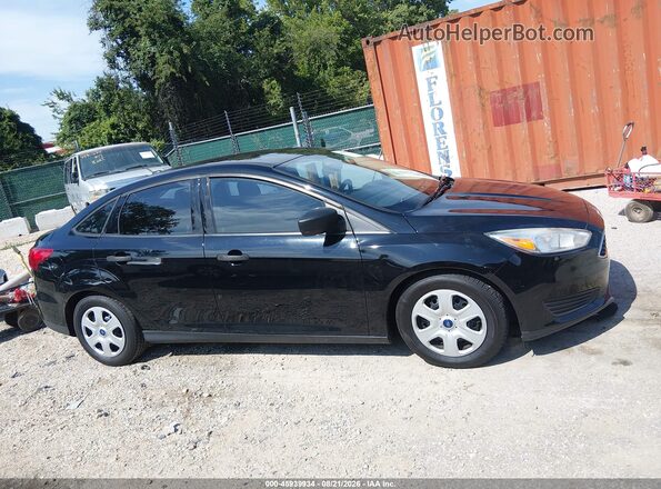 1FADP3E29GL397506 2016 FORD FOCUS Black Widok wnętrza z tyłu