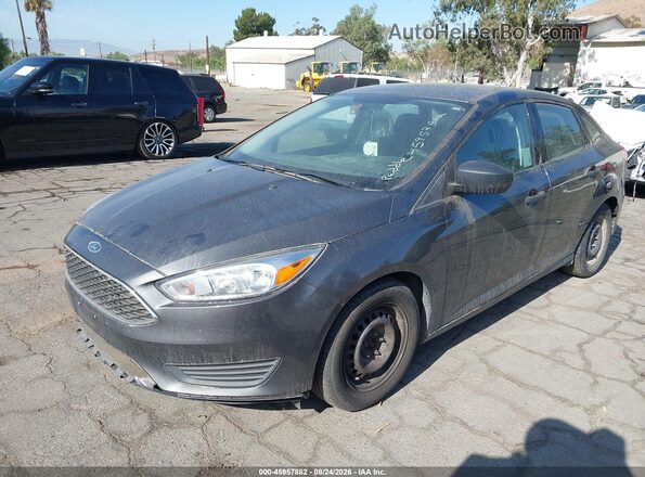 1FADP3E29HL236042 2017 FORD FOCUS Gray წინა მარცხენა ხედი სამი მეოთხედიდან