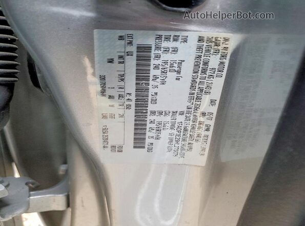 1FADP3E29HL270076 2017 FORD FOCUS Silver Շարժիչի բաժամունքի տեսք