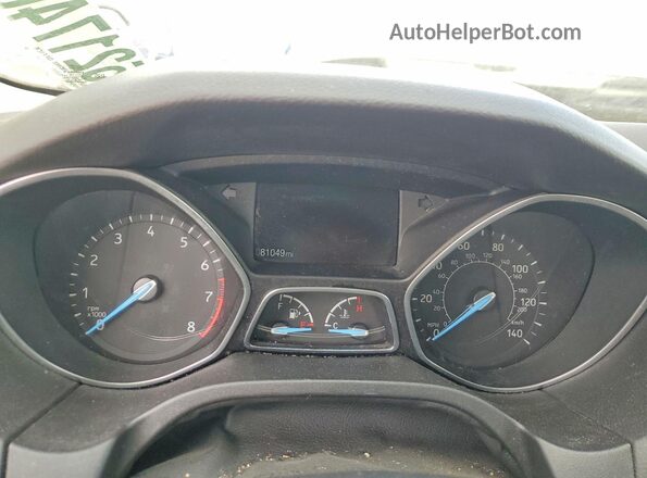 1FADP3E29HL270076 2017 FORD FOCUS Silver Սարքավորումների վահանակի տեսք
