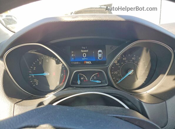 1FADP3E29HL325643 2017 FORD FOCUS Silver Սարքավորումների վահանակի տեսք
